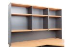 Commercial desk hutches for professional office furniture workspaces.